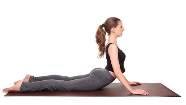 yoga poses - Cobra Pose position (bhujangasana)