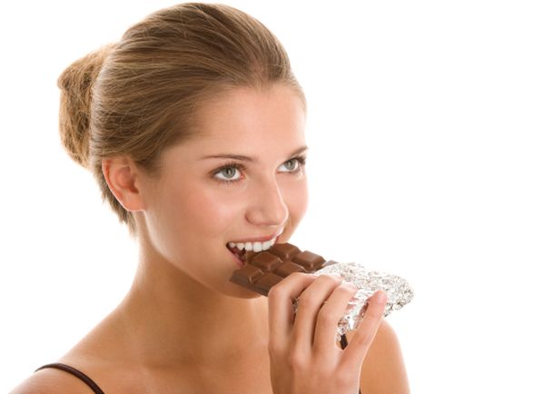chocolate contains ingredients that can trigger the release of endorphins