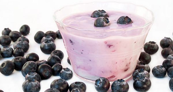 Blueberries and Yogurt