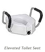 Elevated toilet seat