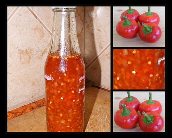 Hot chilly and pepper sauce