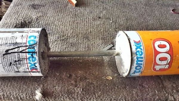 homemade dumbbells