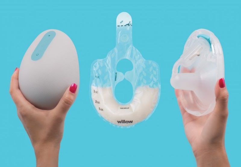 The Willow smart breast pump system