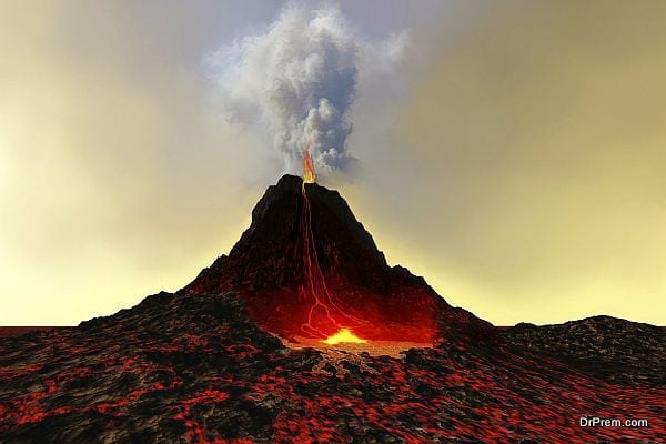 active volcano