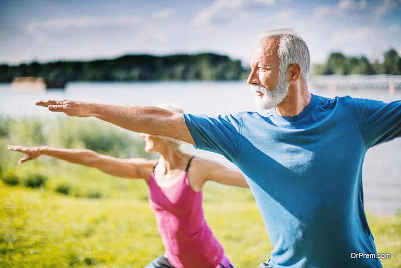 yoga class for seniors