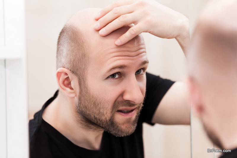 Hair loss is more common in men