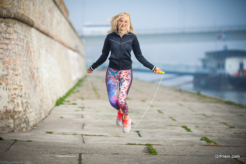 Skipping rope is an excellent way to burn calories